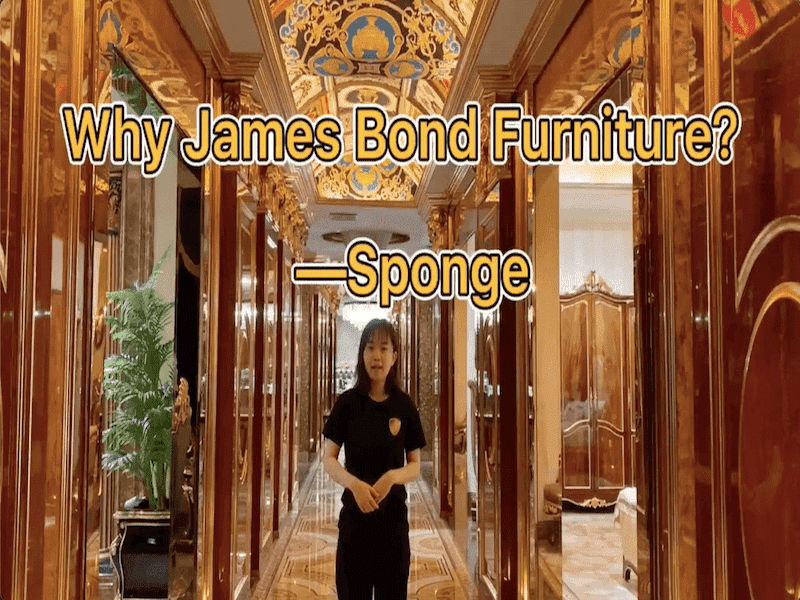 Why James Bond furniture? About sponge