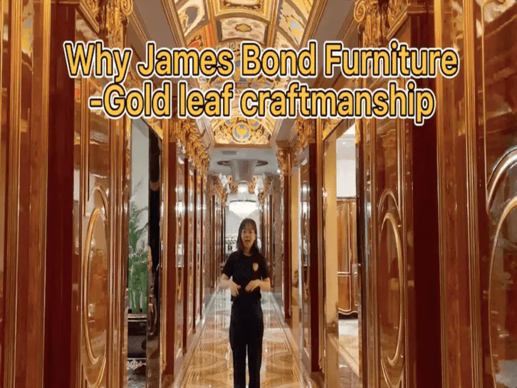 Why James Bond furniture? About gold leaf craftsmanship