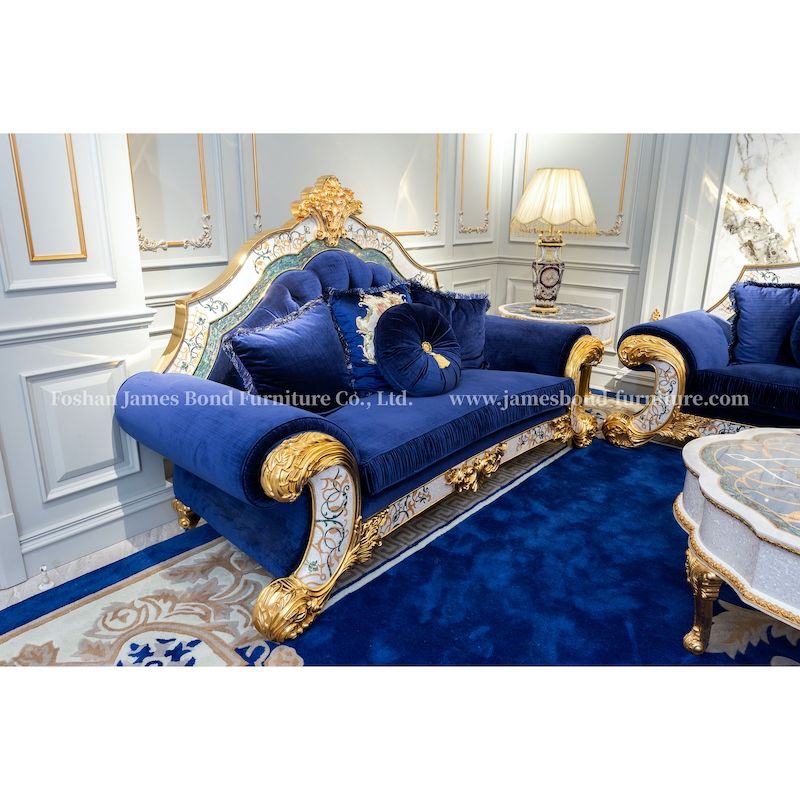 Precious Seashells Inlaid With High-End Classic Sofa Set