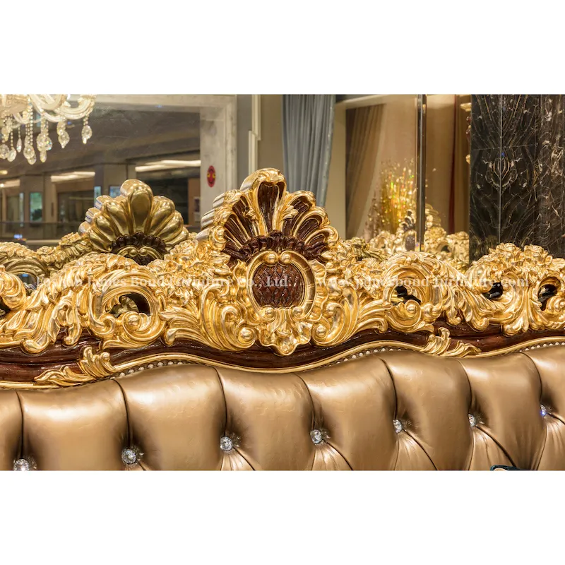 Italian Baroque Style Luxurious Classic Sofa Set