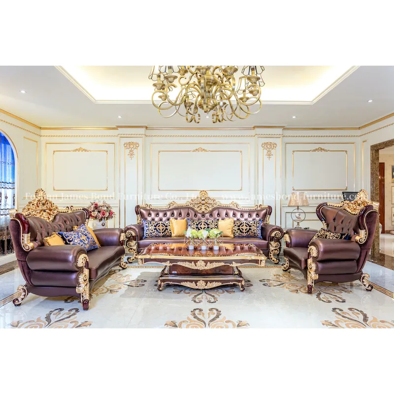 Best Quality Luxury Classic Sofa Set James Bond Furniture Factory