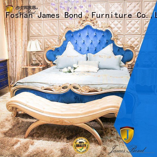 James Bond luxury bedroom furniture wholesale for hotel