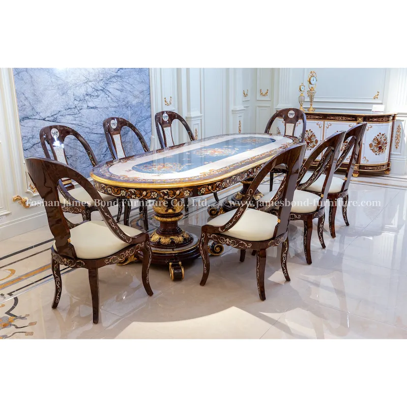 Italian Dining Room Dining Table-James Bond Furniture