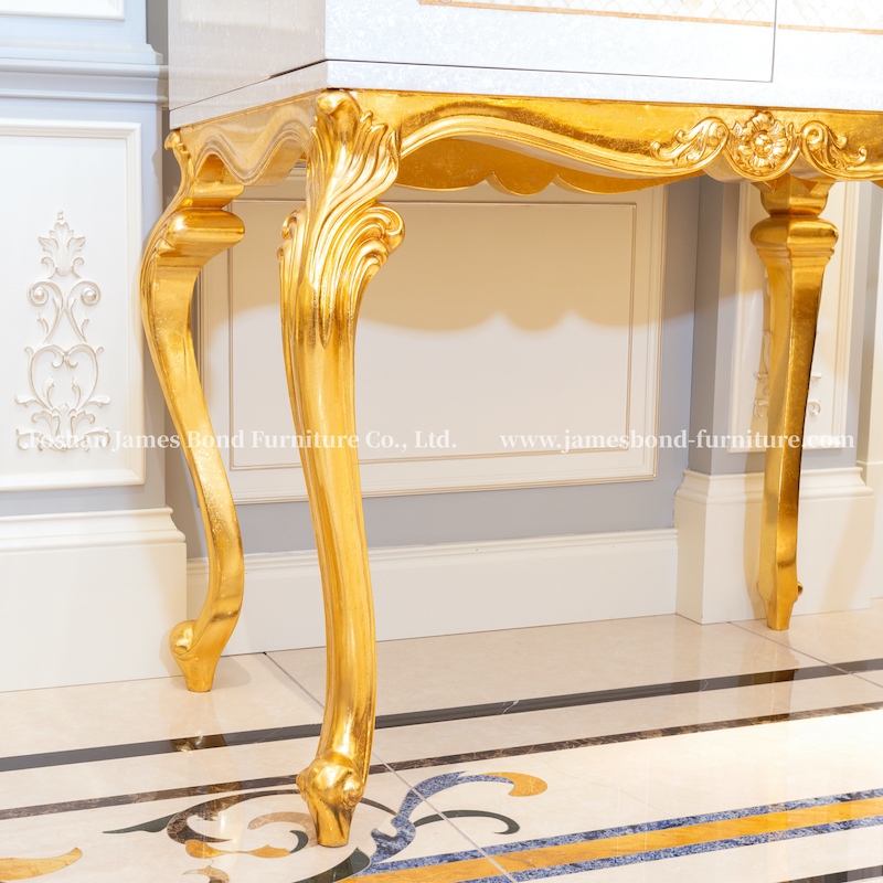 Classic Luxury Furniture Shell Inlaid Dressing Table Set