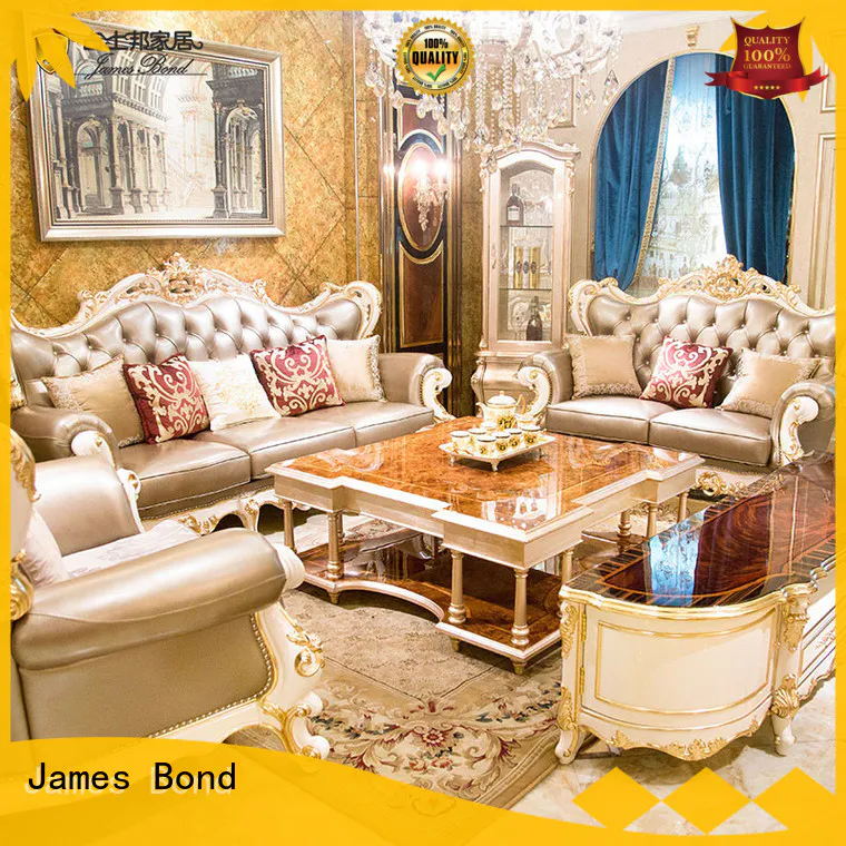 James Bond leather traditional couches living room directly sale for guest room