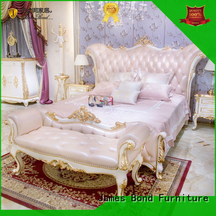 James Bond traditional bedroom furniture from China for villa