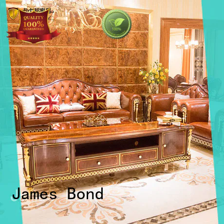 James Bond leather traditional couches manufacturer for home