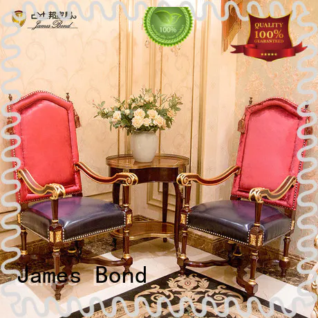 James Bond classic furniture 14k gold red/blue leisure chairs A925