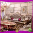 14k gold classic living room furniture sets brown for hotel James Bond