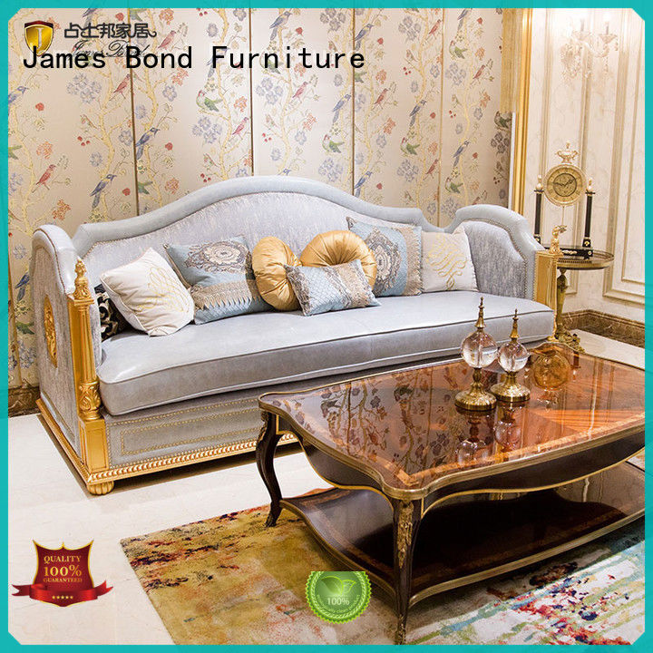 solid wood classic style sofa wholesale for guest room