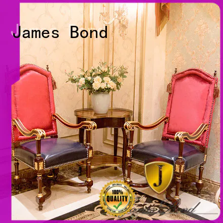 James Bond leather Classical leisure chair directly sale for church