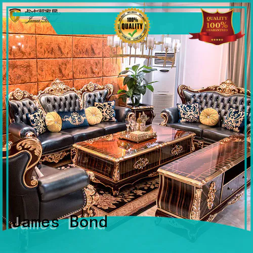 James Bond classical sofa design 14k gold and solid Deep blue A2815