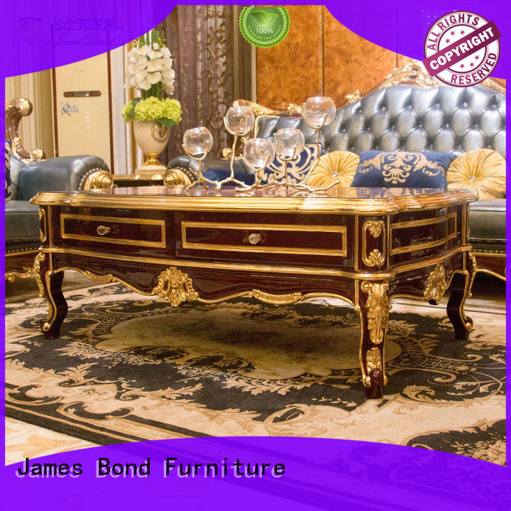 James Bond contemporary traditional square coffee table for restaurant