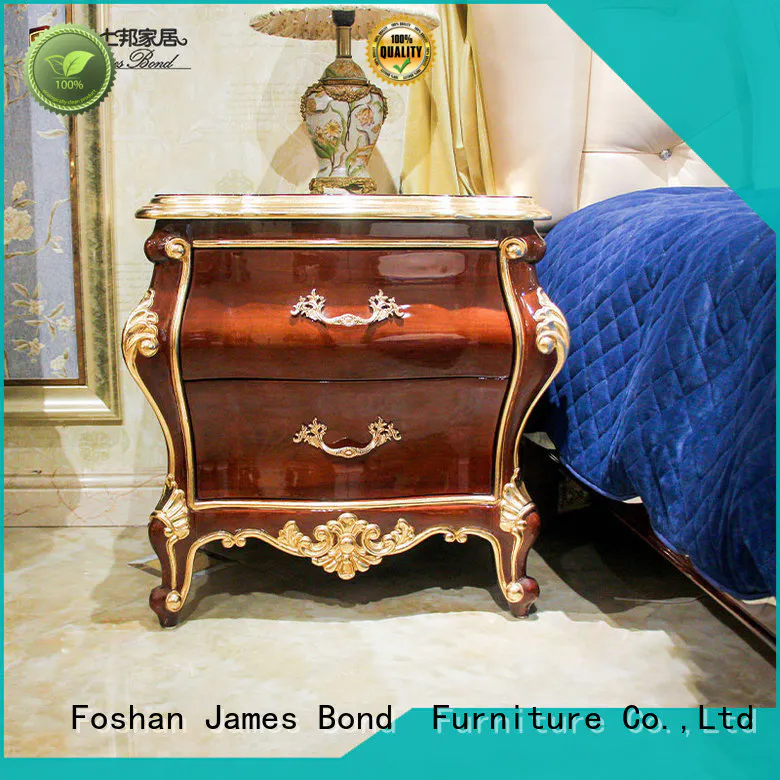 James Bond luxury bedside table design factory direct supply for hotel