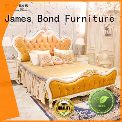 James Bond gorgeous luxury bedroom furniture sets factory for apartment