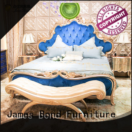James Bond traditional bedroom sets supplier for villa