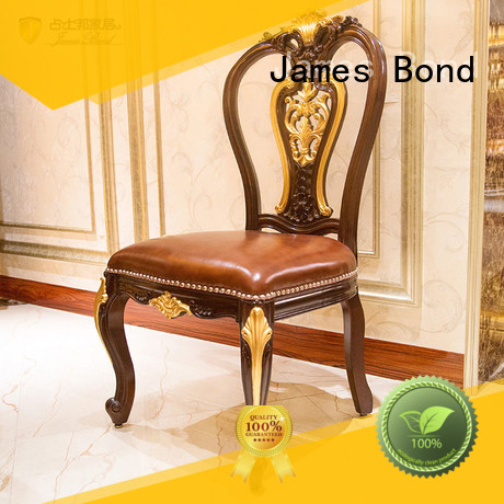 James Bond solid wood traditional dining room chairs manufacturer for hotel