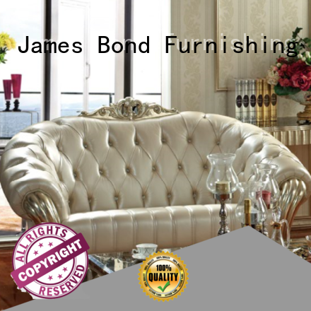light classical whitelight furniture leather sofa traditional style James Bond Brand