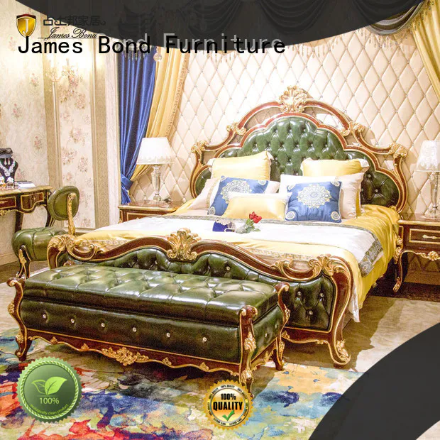 James Bond luxury bedroom furniture sets manufacturer for apartment