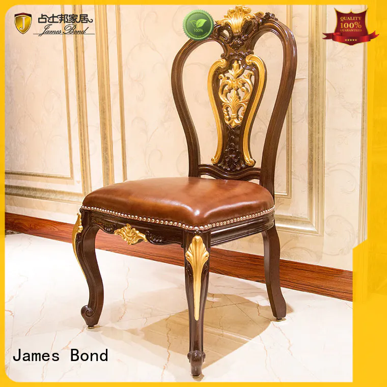 James Bond luxury classic dining room chairs customization for restaurant