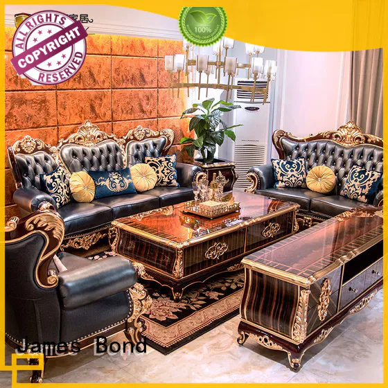 James Bond solid wood classic sofa design factory direct supply for restaurant