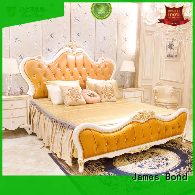 classic king size bed for apartment James Bond