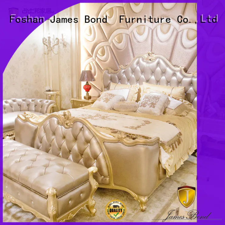 James Bond traditional bedroom sets wholesale for apartment