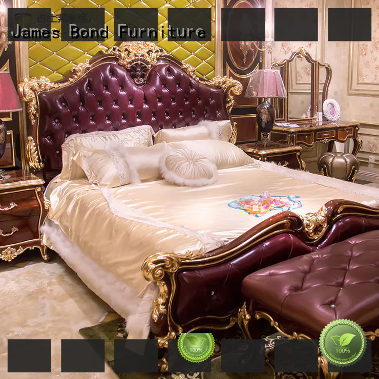 James Bond traditional bed designs wholesale for apartment
