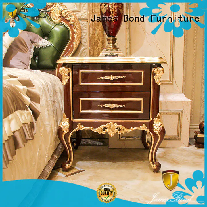James Bond high quality furniture bedside table factory direct supply for home