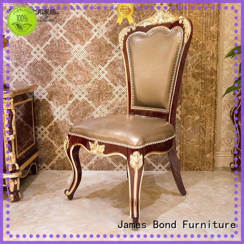 James Bond luxury classic dining room chairs factory direct supply for restaurant