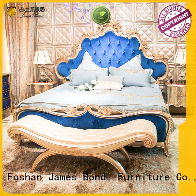 comfortable luxury bedroom sets wholesale for villa James Bond