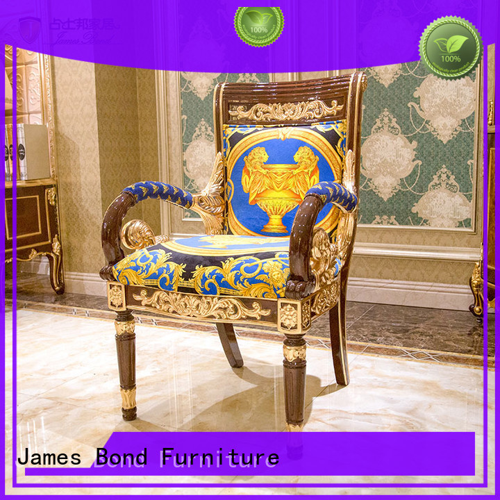 James Bond velvet classic chairs for living room factory direct supply for hotel