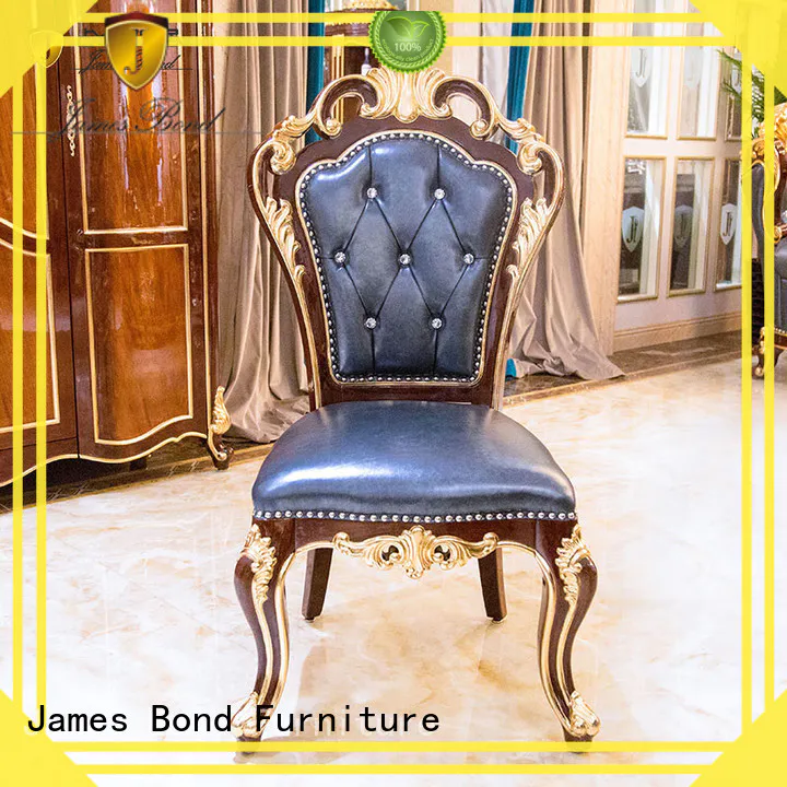 James Bond fashion traditional dining chairs from China for restaurant