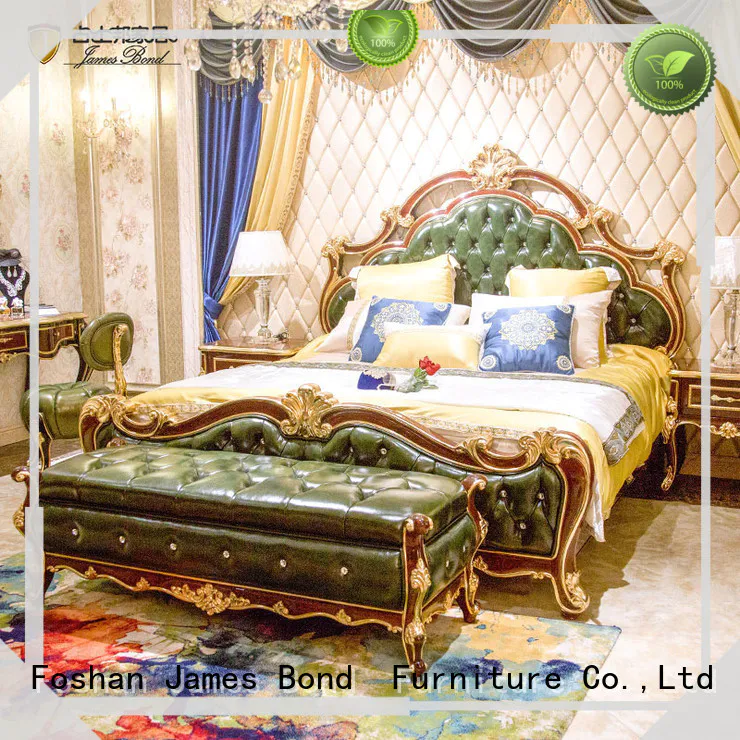 James Bond traditional bedroom furniture factory price for hotel
