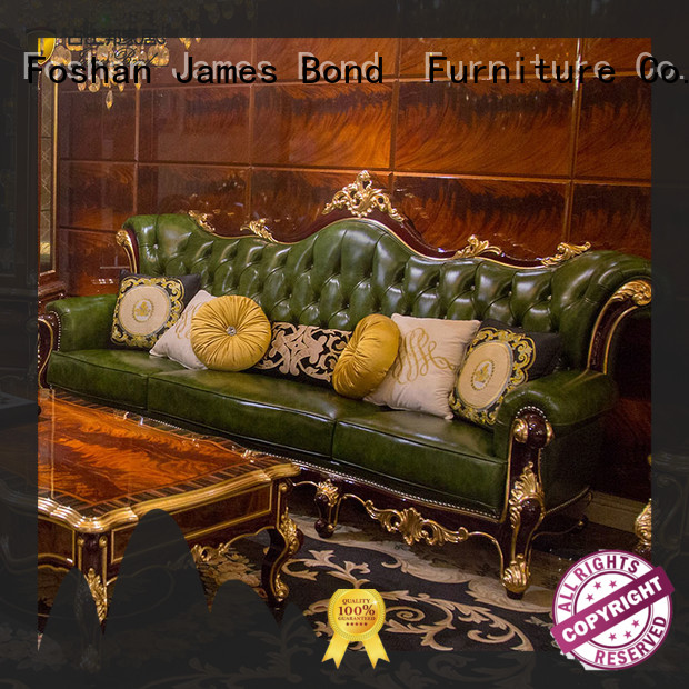 James Bond professional classic leather sofa supplier for home