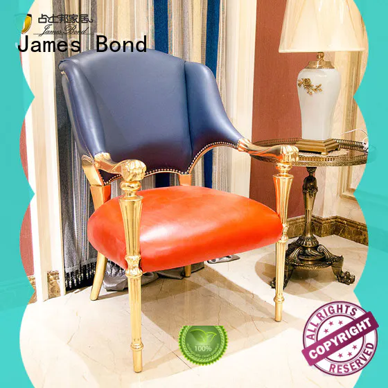 James Bond velvet classic chairs for living room factory direct supply for restaurant