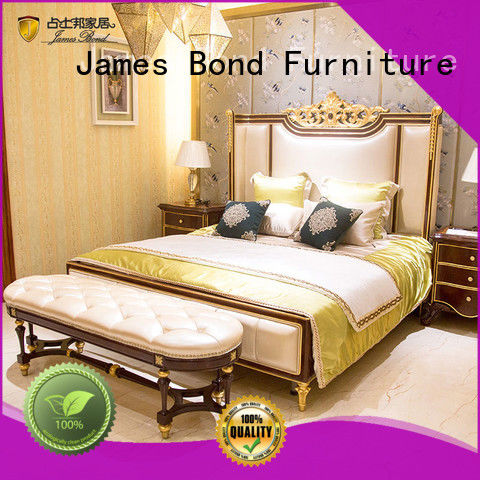 James Bond traditional bedroom sets wholesale for hotel