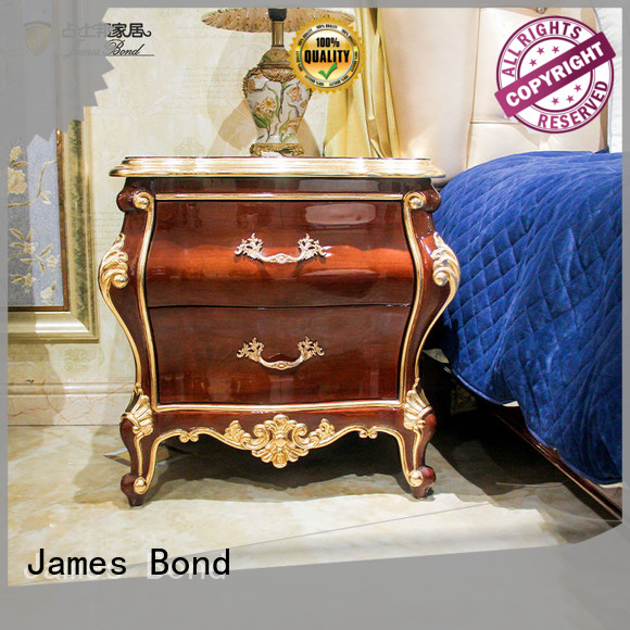 James Bond fashion classic bedside table supplier for apartment