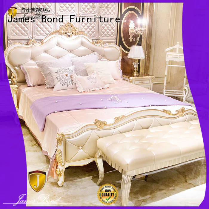 James Bond durable traditional bed designs wholesale for apartment