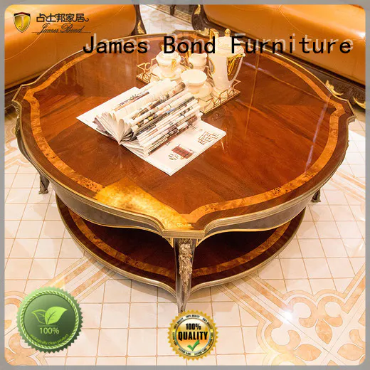 James Bond traditional wood coffee tables manufacturer for restaurant