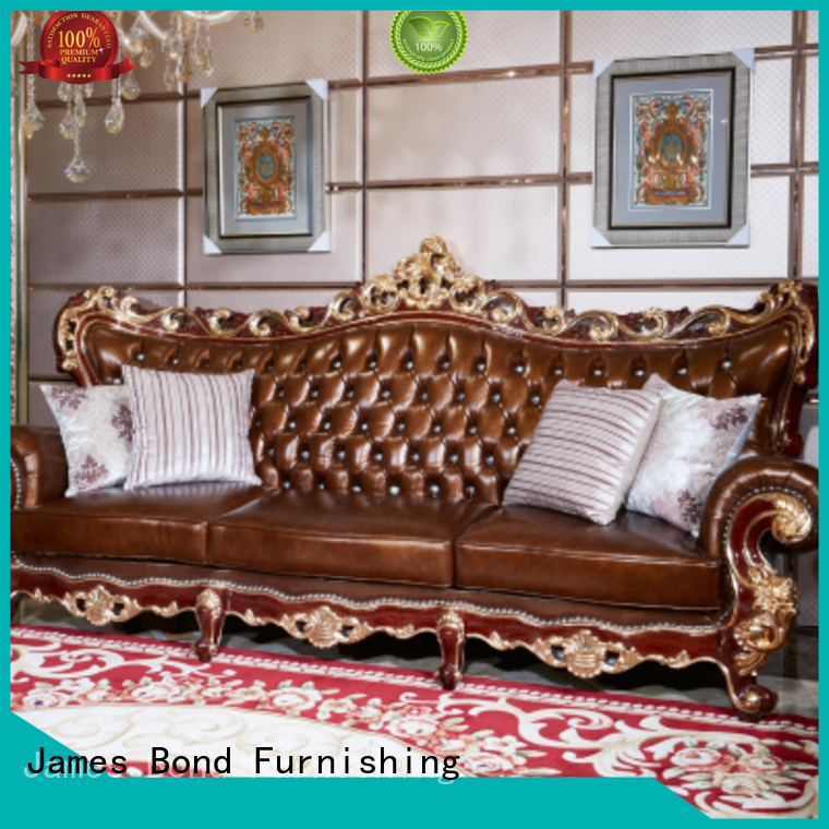leather sofa traditional style solid Bulk Buy offwhite James Bond