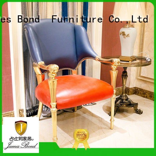 James Bond durable Classical leisure chair solid wood for hotel