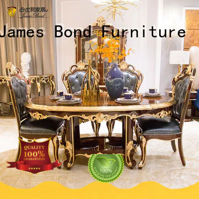 James Bond modern design traditional dining table wholesale for hotel
