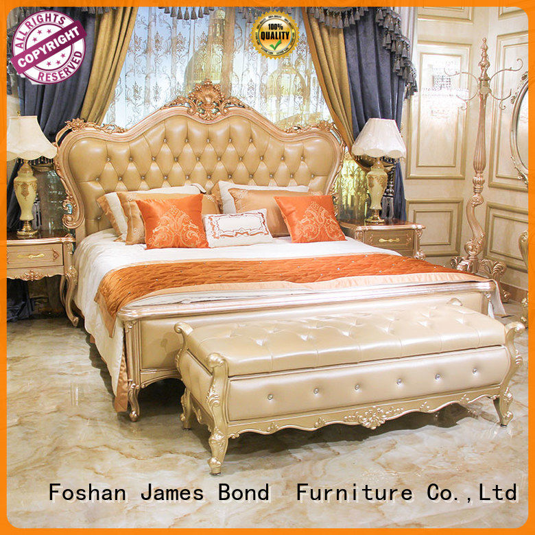 classic bedroom furniture for apartment James Bond