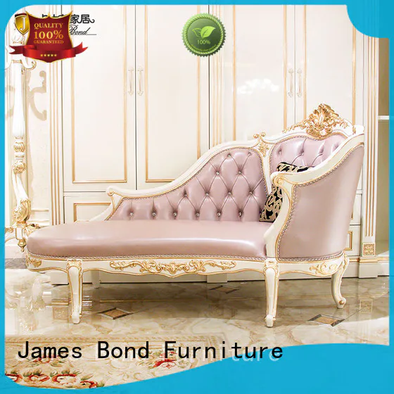 James Bond making upholstered chaise lounge details for school