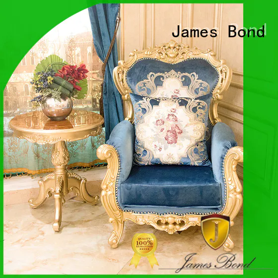 solid wood Classical leisure chair manufacturer for hotel James Bond