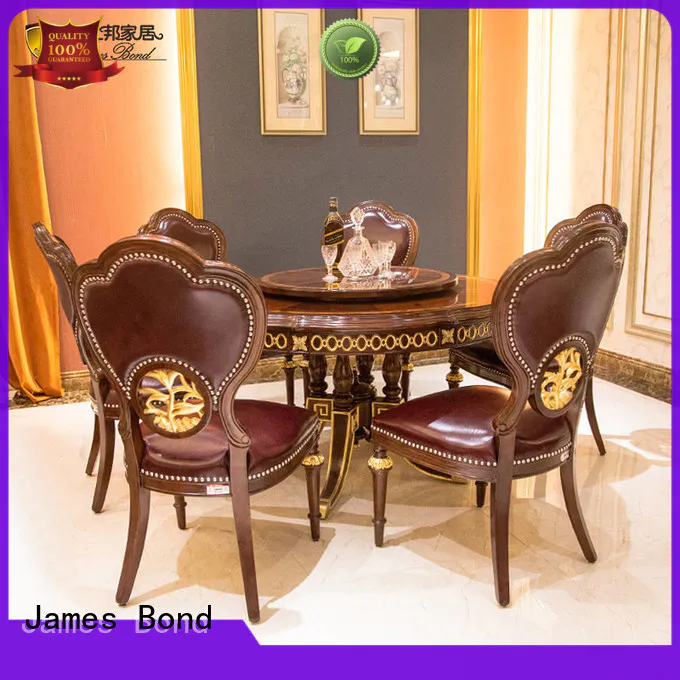 James Bond classical round dining table and solid wood  JP667