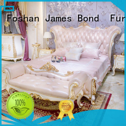 contemporary luxury classic bedroom furniture factory price for apartment James Bond