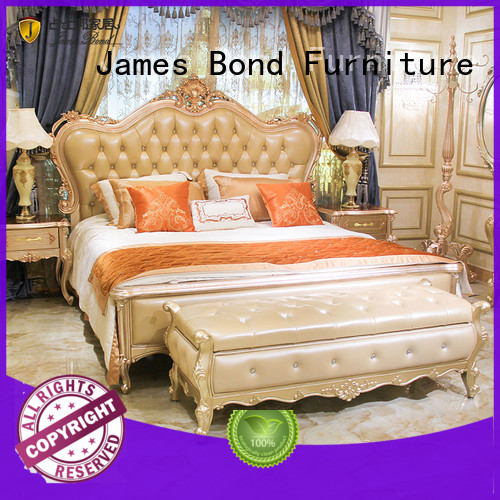 James Bond gorgeous luxury bedroom furniture sets manufacturer for hotel