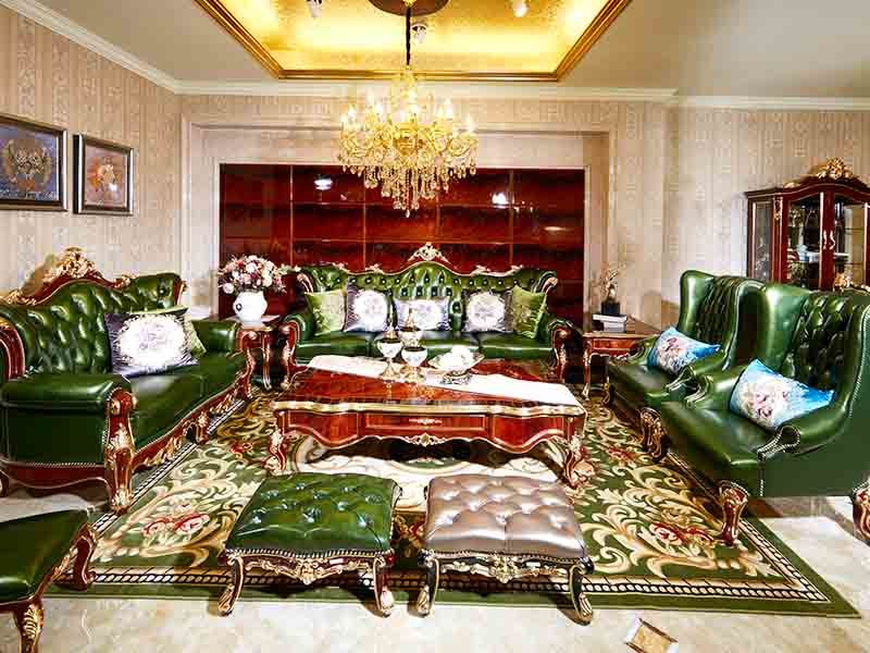 classical deep luxury sofa brown James Bond company